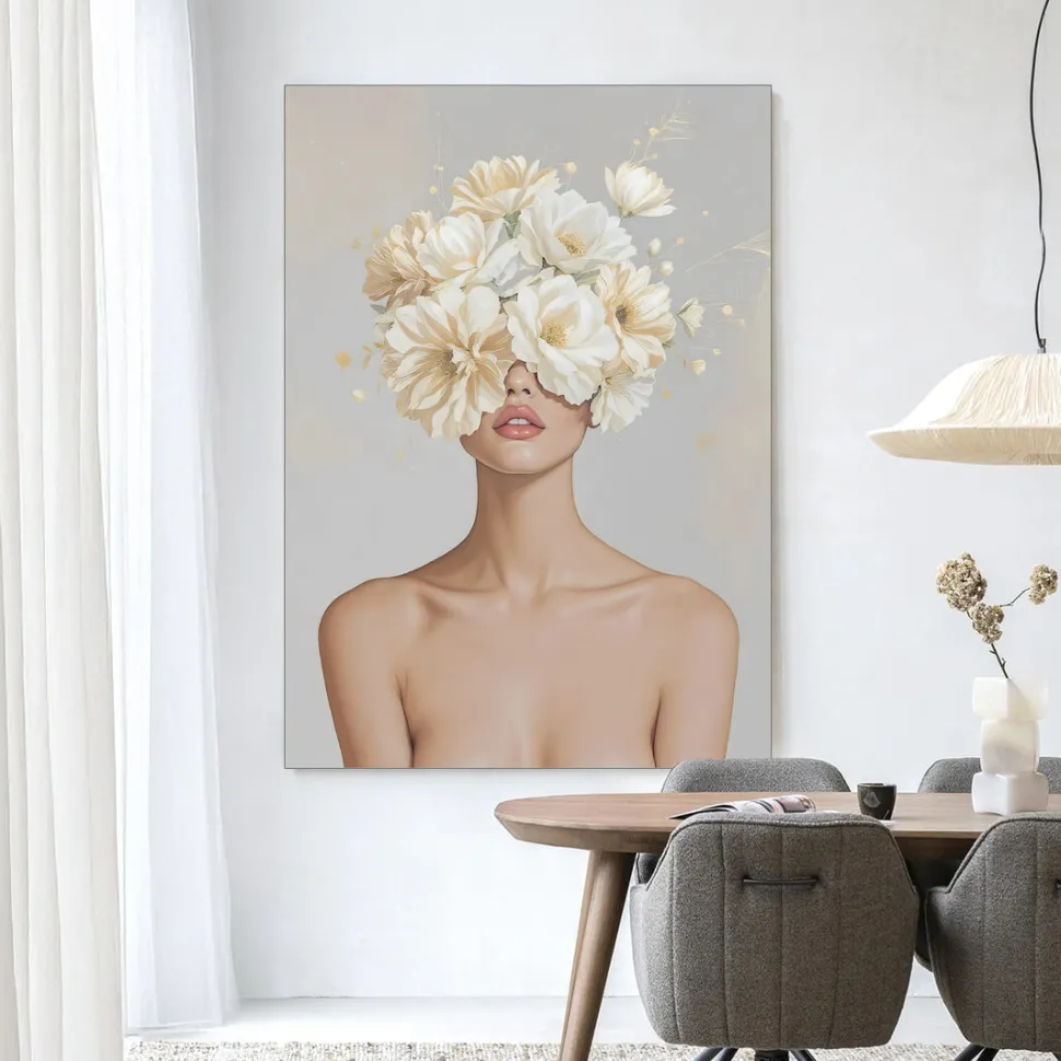 Wandkleed Florine in maat en frame naar keuze