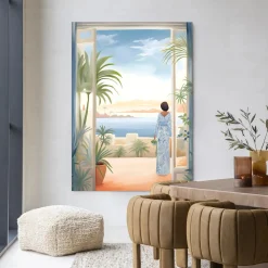 Wandkleed Florine in maat en frame naar keuze