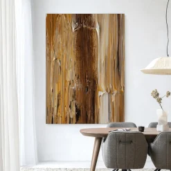 Wandkleed Fluid in maat en frame naar keuze