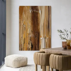 Wandkleed Fluid in maat en frame naar keuze