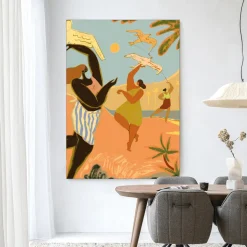 Wandkleed Fly High in maat en frame naar keuze