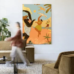 Wandkleed Fly High in maat en frame naar keuze