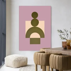 Wandkleed Forma 3 Lilac in maat en frame naar keuze