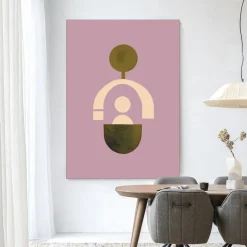 Wandkleed Forma 2 Lilac in maat en frame naar keuze