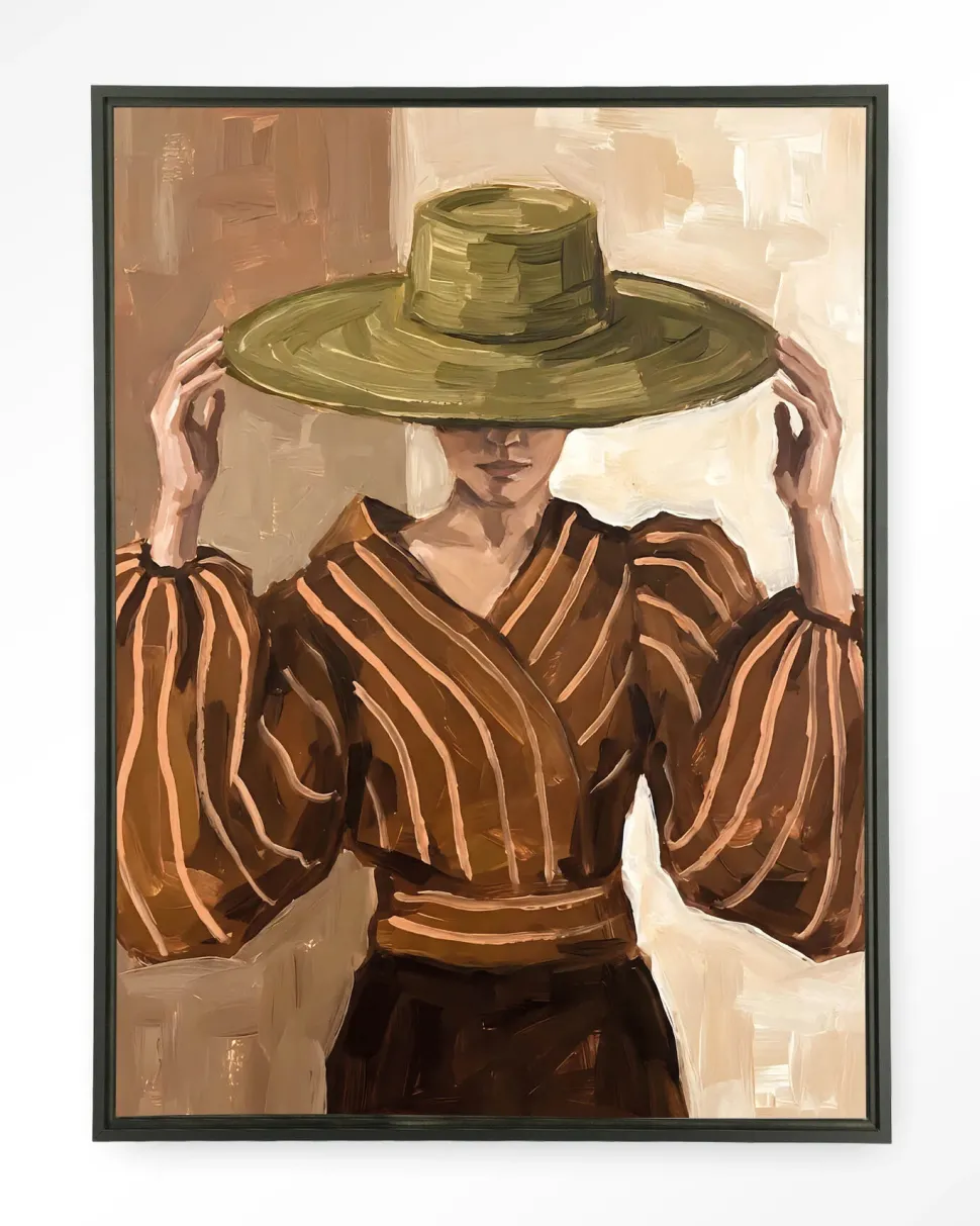 Wandkleed Francesca in maat en frame naar keuze