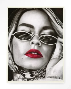 Wandkleed Fresh Red in maat en frame naar keuze