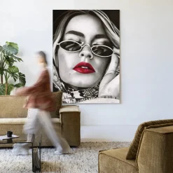 Wandkleed Fresh Red in maat en frame naar keuze