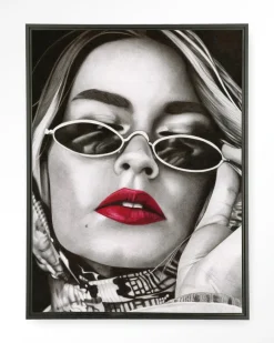 Wandkleed Fresh Red in maat en frame naar keuze