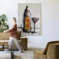 Wandkleed Friday Night in maat en frame naar keuze