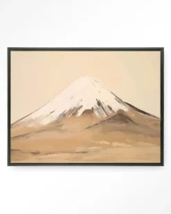 Wandkleed Fuji Mountain in maat en frame naar keuze
