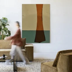 Wandkleed Geen Mosterd in maat en frame naar keuze