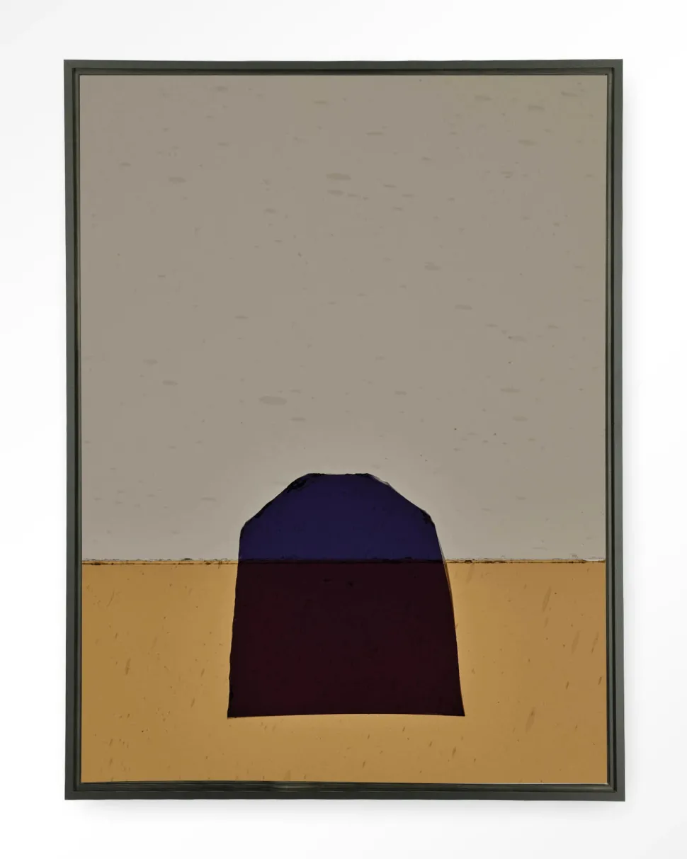 Wandkleed Geen Paars in maat en frame naar keuze