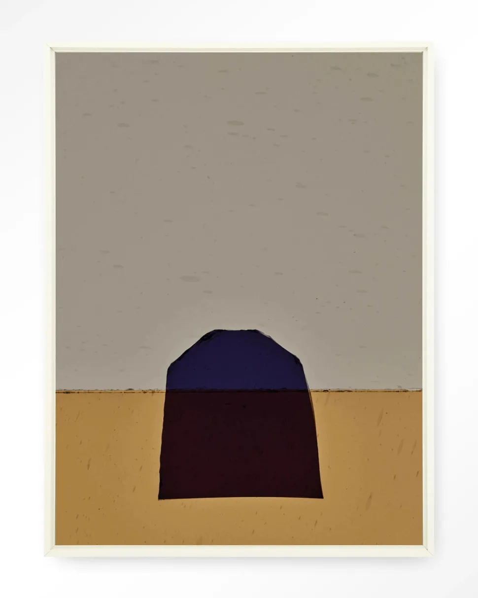 Wandkleed Geen Paars in maat en frame naar keuze