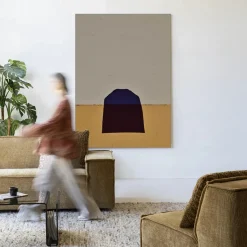 Wandkleed Geen Paars in maat en frame naar keuze