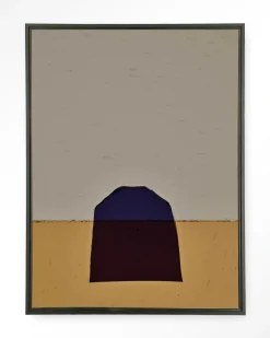 Wandkleed Geen Paars in maat en frame naar keuze