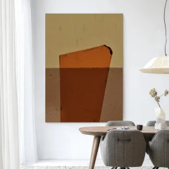 Wandkleed Geen Soort Van Oranje in maat en frame naar keuze