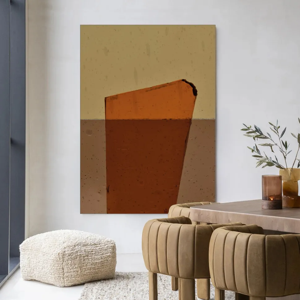 Wandkleed Geen Soort Van Oranje in maat en frame naar keuze