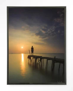 Wandkleed Good Morning Cirebon in maat en frame naar keuze