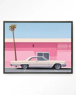 Wandkleed Hammer in maat en frame naar keuze