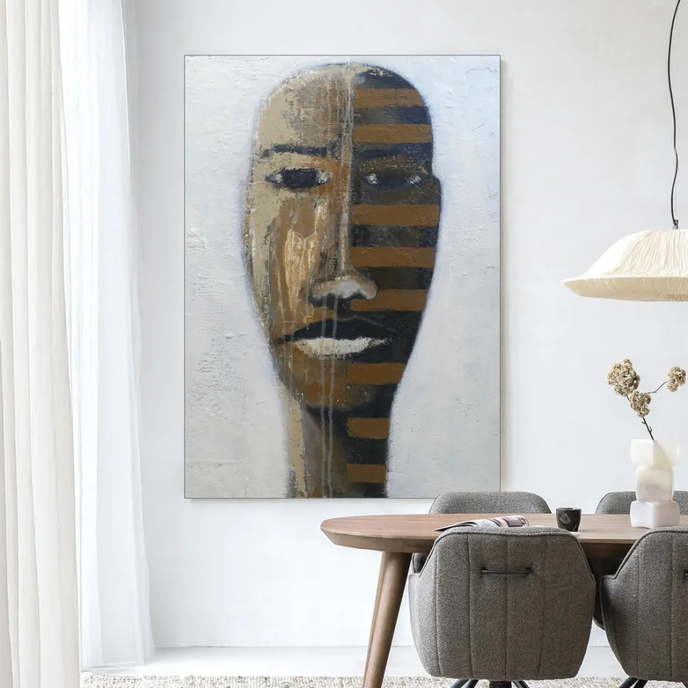 Wandkleed Head 1 in maat en frame naar keuze