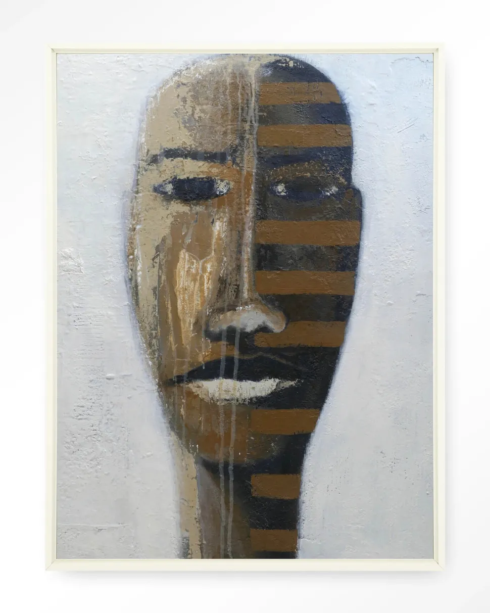 Wandkleed Head 1 in maat en frame naar keuze