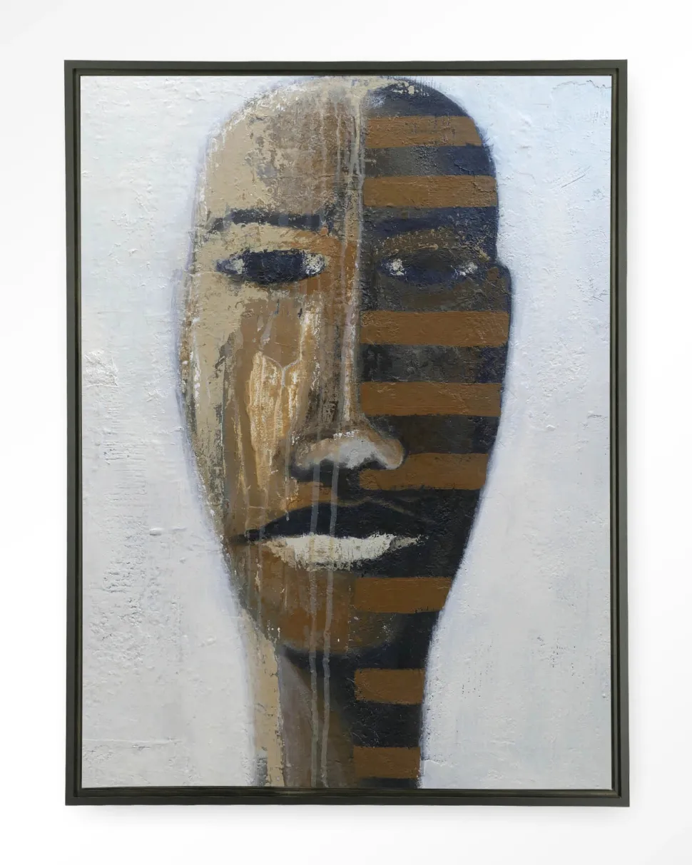 Wandkleed Head 1 in maat en frame naar keuze