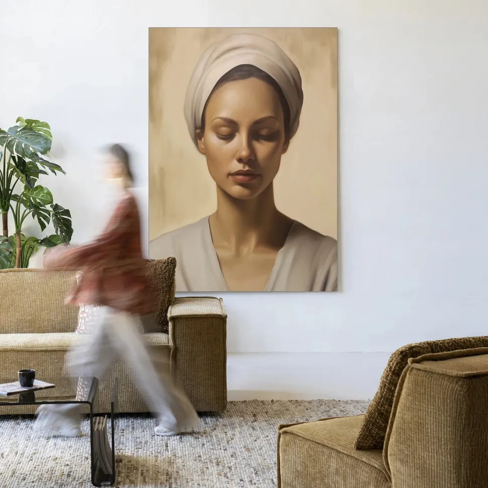 Wandkleed Healing in maat en frame naar keuze