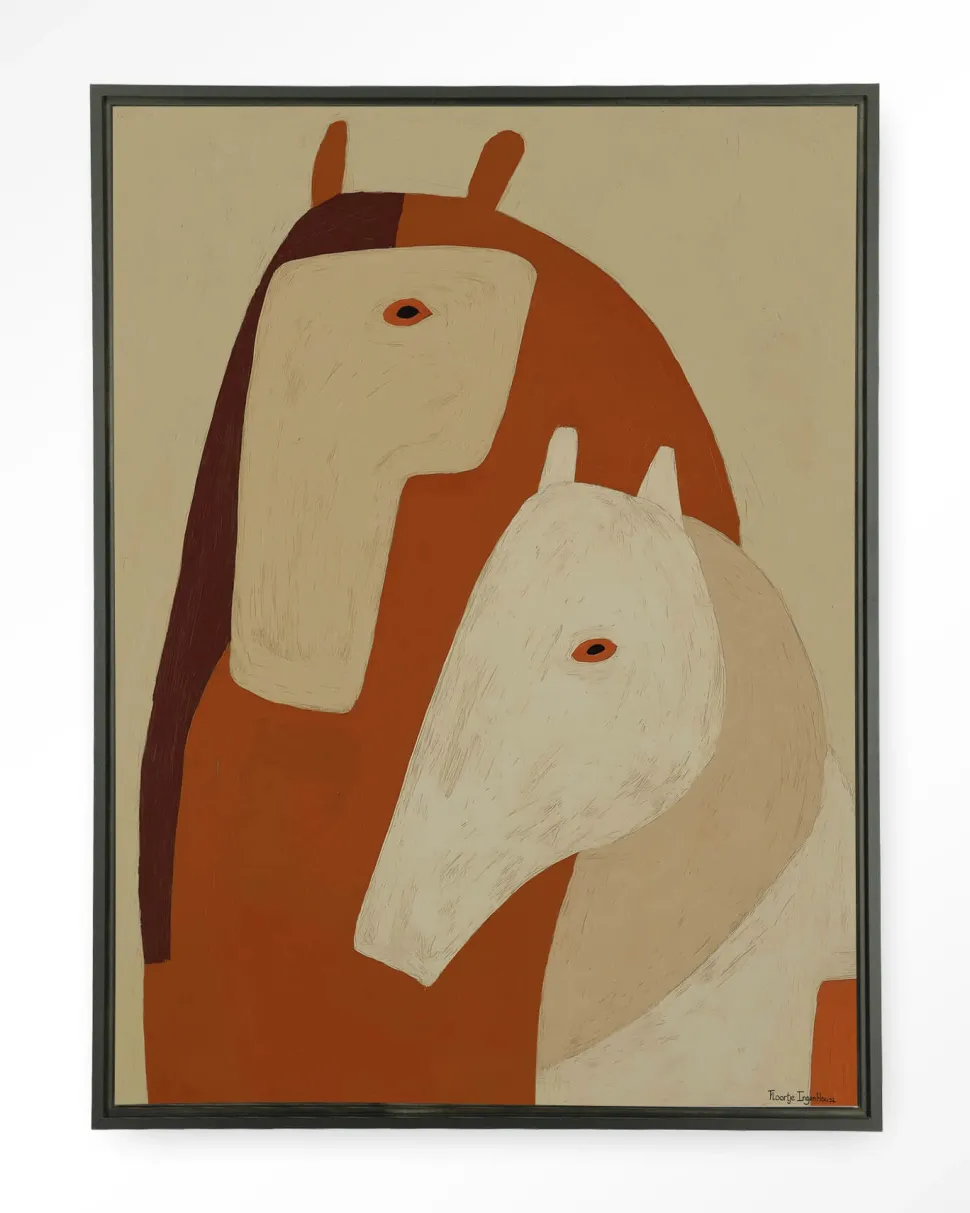 Wandkleed Held By Her in maat en frame naar keuze