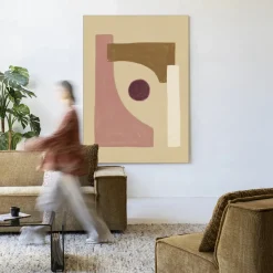 Wandkleed Herbs in maat en frame naar keuze