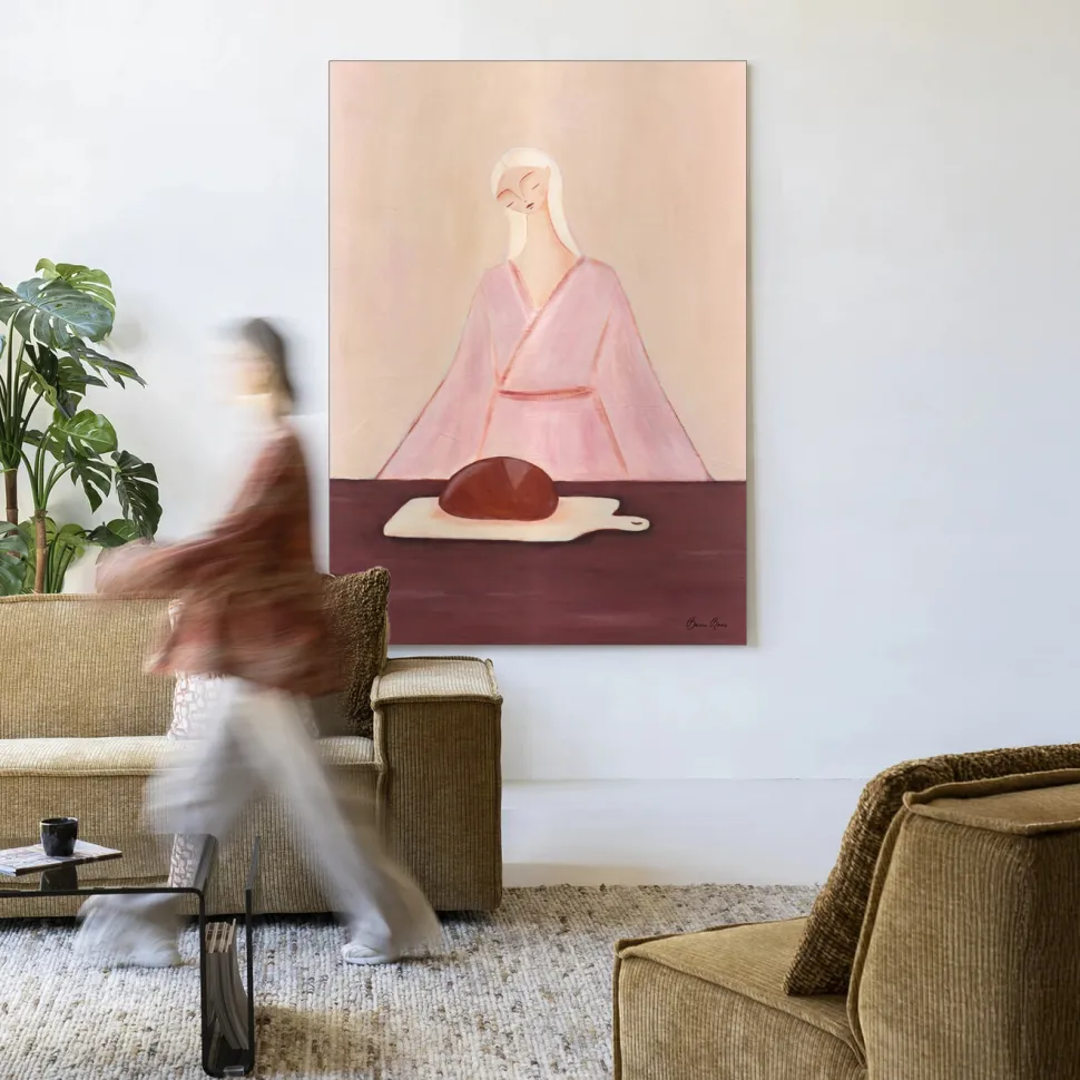 Wandkleed Homemade Sourdough in maat en frame naar keuze