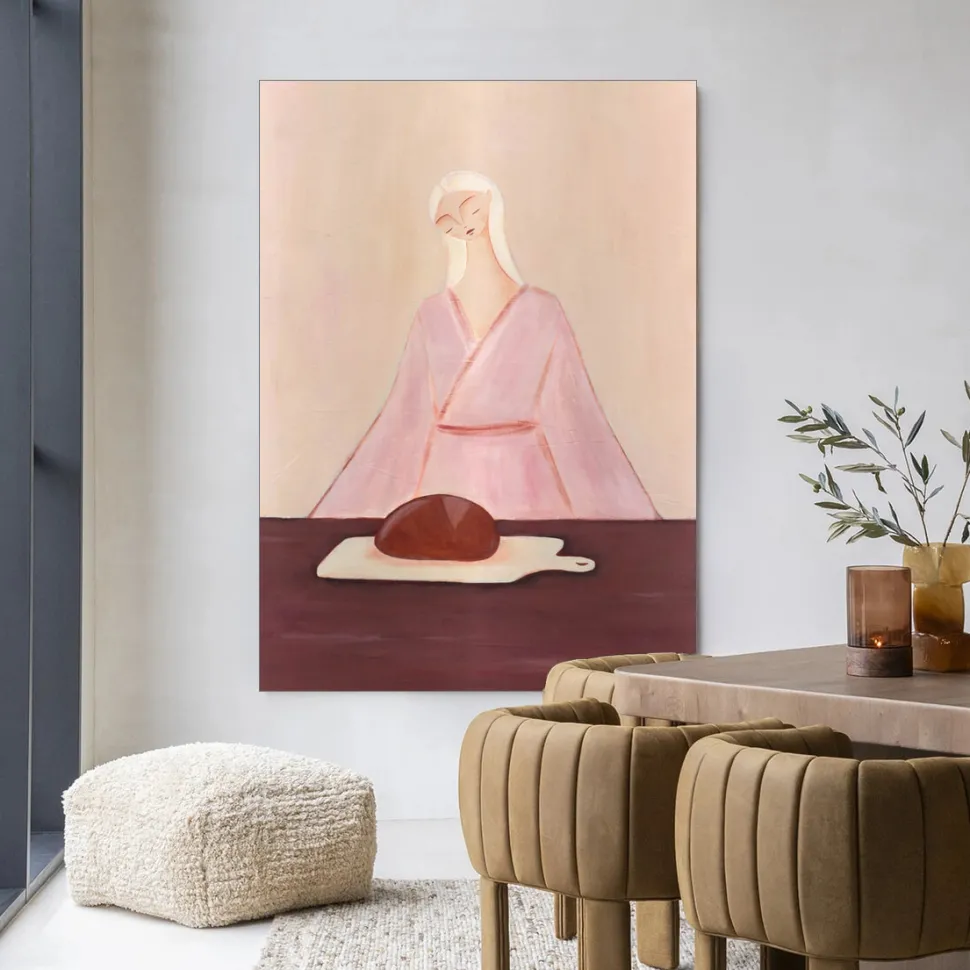 Wandkleed Homemade Sourdough in maat en frame naar keuze