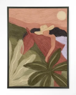 Wandkleed Horse Sunset in maat en frame naar keuze