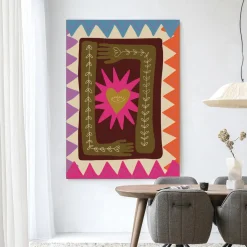 Wandkleed Hug in maat en frame naar keuze