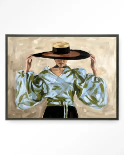 Wandkleed Isabella in maat en frame naar keuze