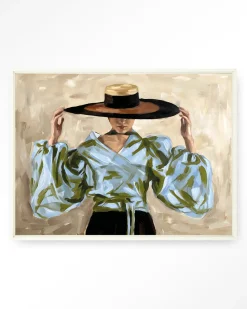 Wandkleed Isabella in maat en frame naar keuze