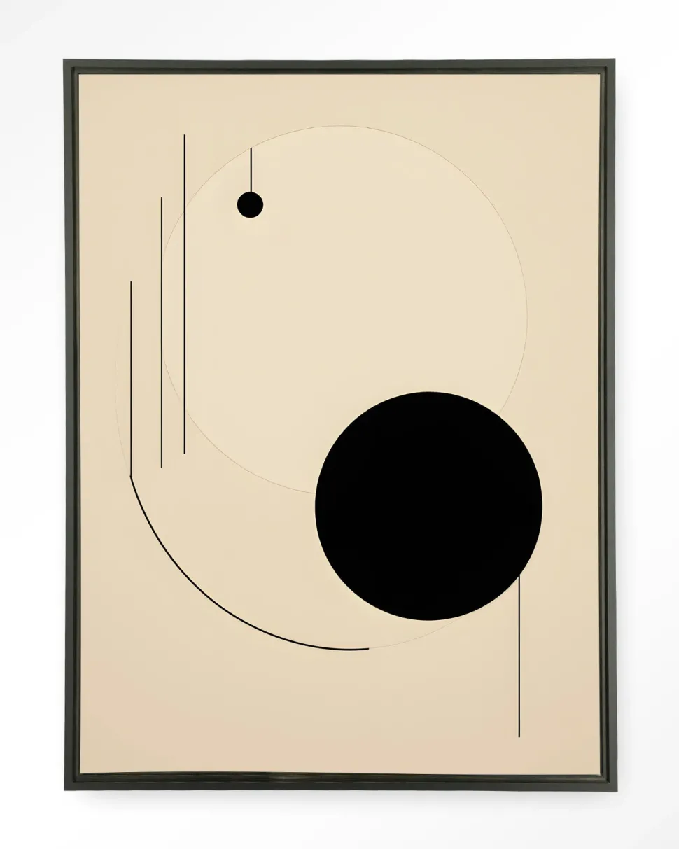 Wandkleed Kyoto in maat en frame naar keuze