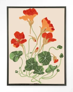 Wandkleed La Cherry in maat en frame naar keuze