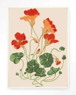 Wandkleed La Cherry in maat en frame naar keuze