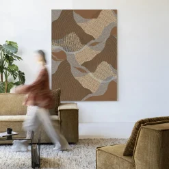 Wandkleed La Ondas 1 in maat en frame naar keuze