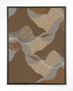 Wandkleed La Ondas 1 in maat en frame naar keuze