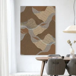 Wandkleed La Ondas 1 in maat en frame naar keuze