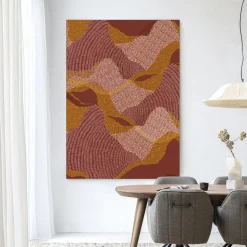 Wandkleed La Ondas in maat en frame naar keuze