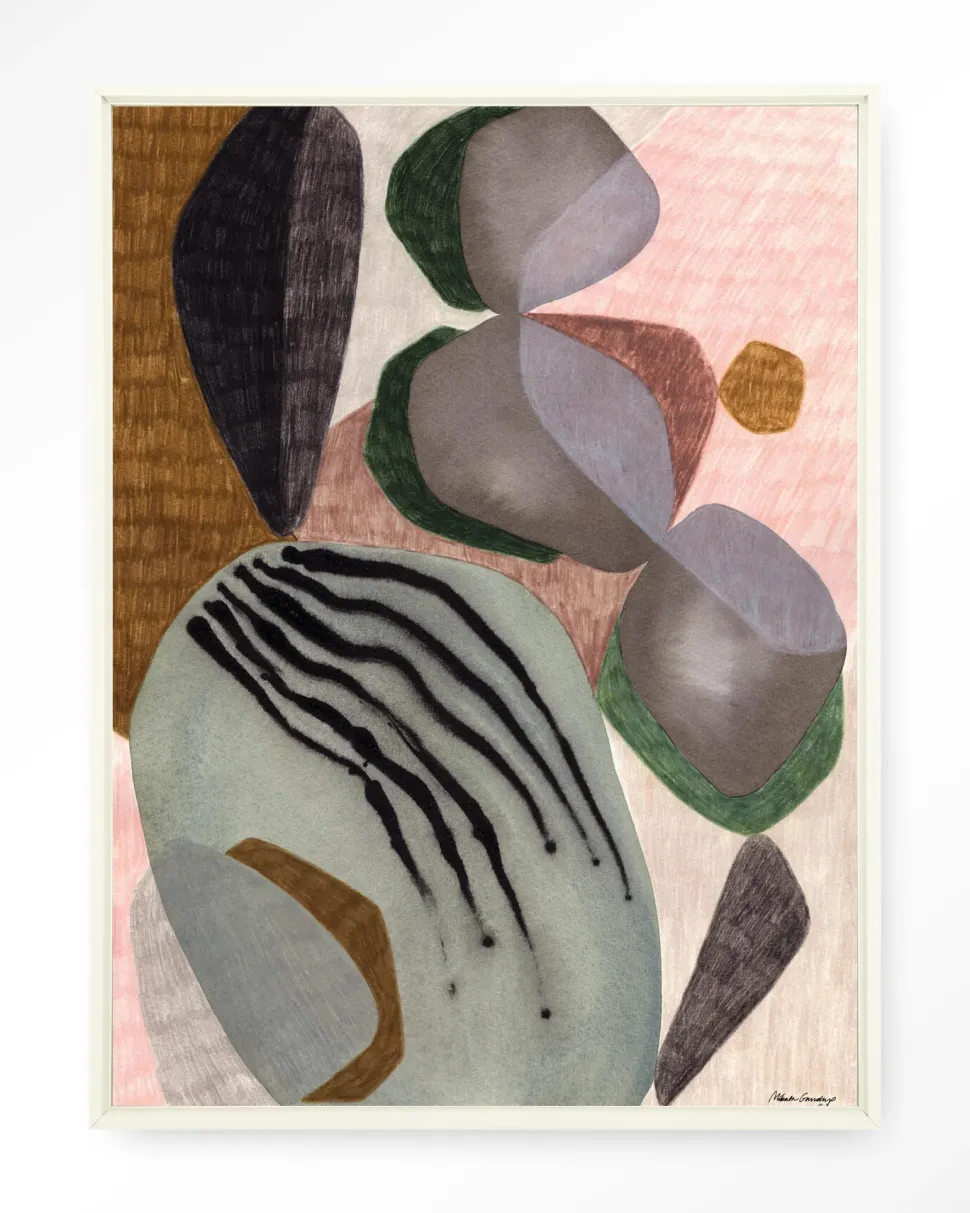 Wandkleed Latmos in maat en frame naar keuze