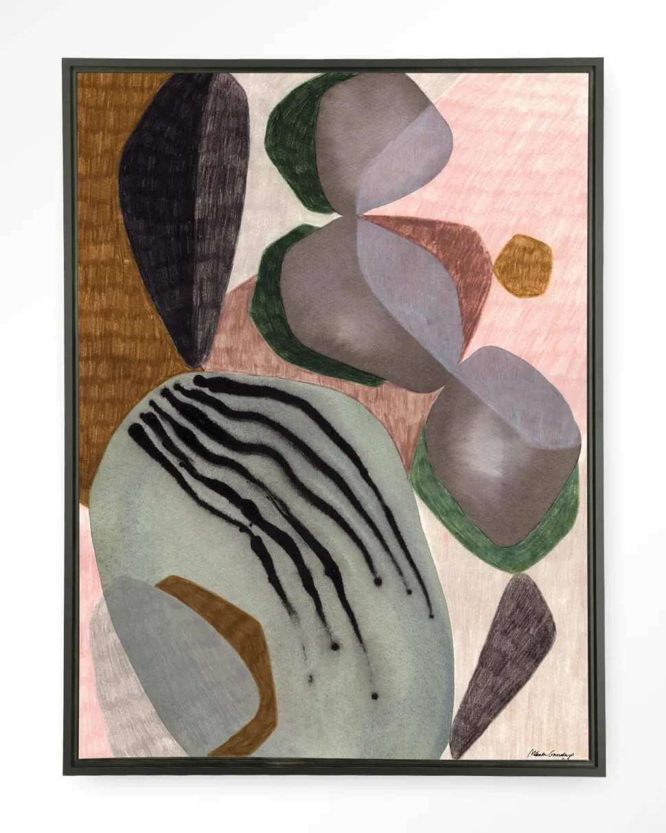 Wandkleed Latmos in maat en frame naar keuze