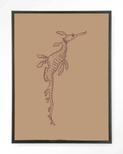 Wandkleed Lau Lau in maat en frame naar keuze