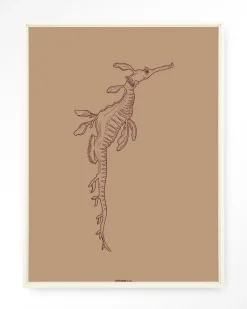 Wandkleed Lau Lau in maat en frame naar keuze