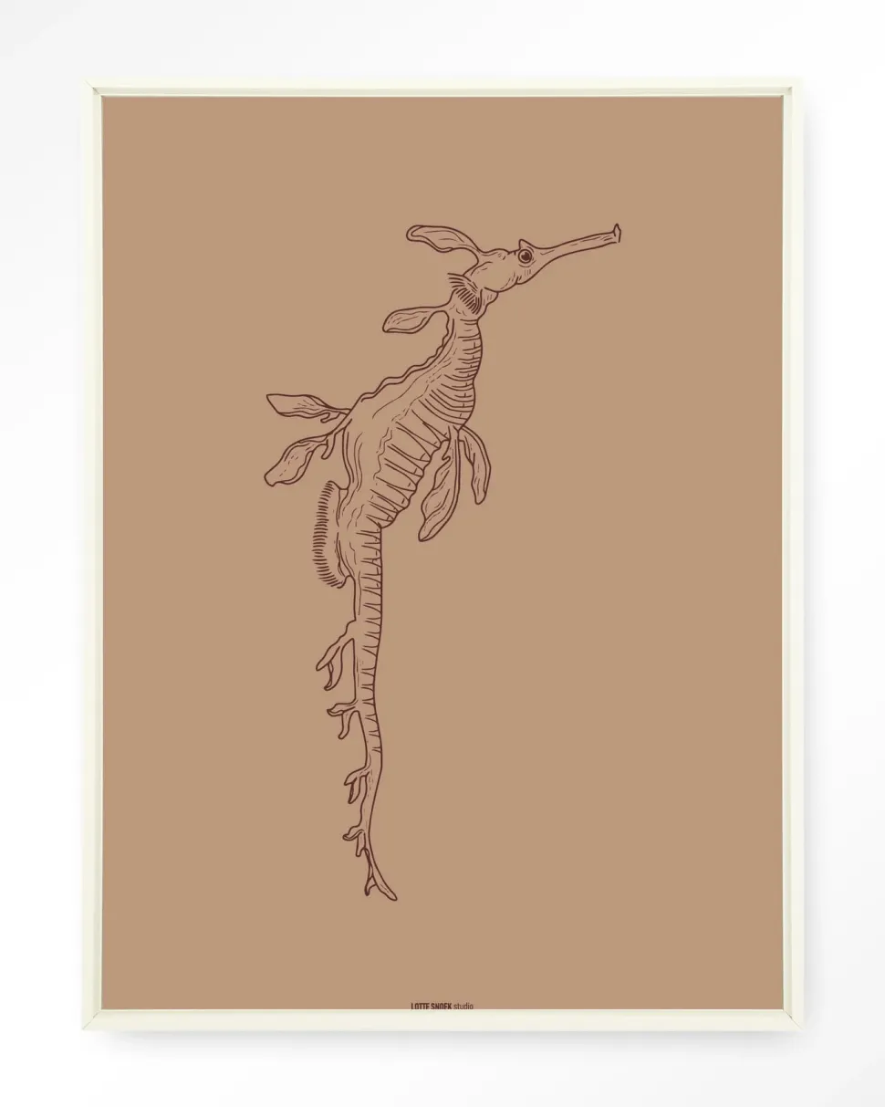 Wandkleed Lau Lau in maat en frame naar keuze