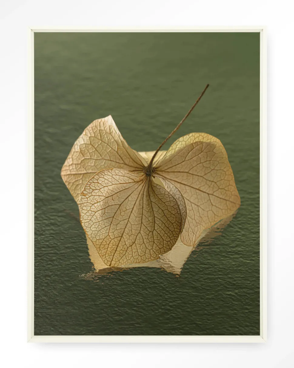 Wandkleed Leaf Me: In The Green in maat en frame naar keuze