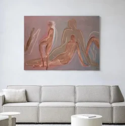 Wandkleed Line Of Action Study in maat en frame naar keuze