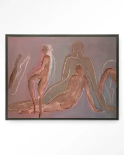 Wandkleed Line Of Action Study in maat en frame naar keuze